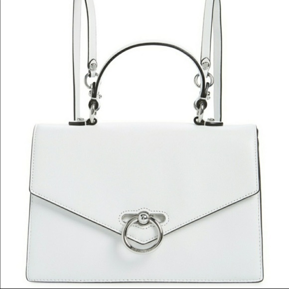 Rebecca Minkoff Handbags - NWOT Rebecca Minkoff White Jean Convertible Purse